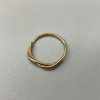 ココシュニック(COCOSHNIK)のCOCOSHNIK ココシュニック ダイヤモンド丸線ひねりリング(リング(指輪))