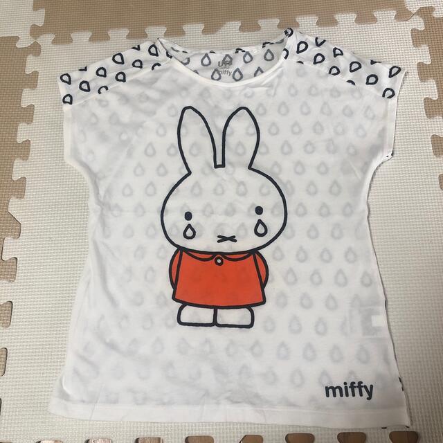 UNIQLO(ユニクロ)のTシャツ（miffy) キッズ/ベビー/マタニティのキッズ服女の子用(90cm~)(Tシャツ/カットソー)の商品写真