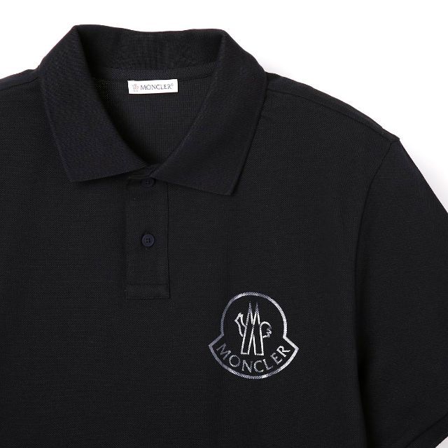 サントスピンク 64 MONCLER モンクレール ロゴ 半袖 ポロシャツ size S