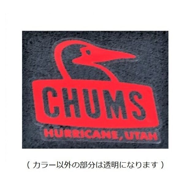 CHUMS(チャムス)の2枚セット チャムス ステッカー Booby Face CH62-1124 TR スポーツ/アウトドアのアウトドア(その他)の商品写真