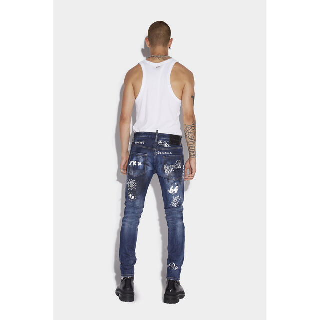 DSQUARED2(ディースクエアード)のDSQUARED2 ディースクエアード 新品 SKATER JEAN デニム メンズのパンツ(デニム/ジーンズ)の商品写真