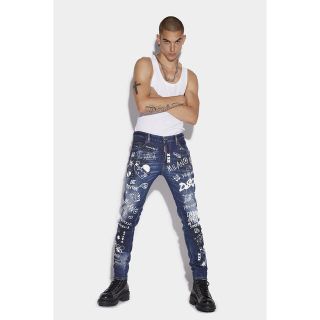 ディースクエアード(DSQUARED2)のDSQUARED2 ディースクエアード 新品 SKATER JEAN デニム(デニム/ジーンズ)