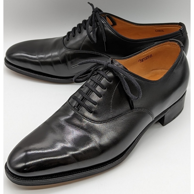 受注生産品】 JOHN LOBB 【美品】ジョンロブ 内羽根プレーントゥ ガルニエ2 サイズ5.5E【送料無料】 ドレス+ビジネス 