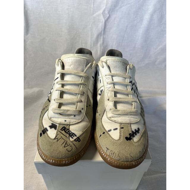 19ss Margiela マルジェラ Graffiti ジャーマントレーナー メンズの靴/シューズ(スニーカー)の商品写真