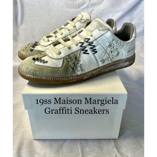 19ss Margiela マルジェラ Graffiti ジャーマントレーナー(スニーカー)