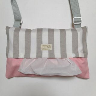 ショルダーティッシュケース　保育士(外出用品)