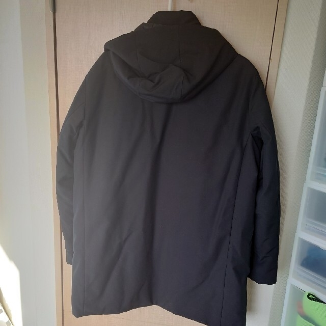UNIQLO(ユニクロ)のユニクロ　セミロングコート（黒） レディースのジャケット/アウター(ロングコート)の商品写真