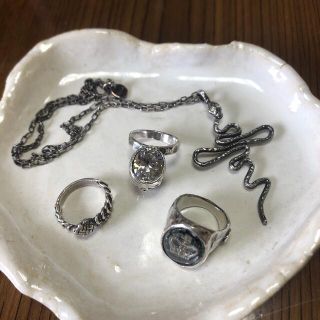 アゴストショップ(AGOSTO SHOP)のシルバーアクセサリー　セット！(リング(指輪))