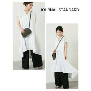 ジャーナルスタンダード(JOURNAL STANDARD)の【あーぁ様専用】JOURNAL STANDARD シャツワンピース　白　春夏(ロングワンピース/マキシワンピース)