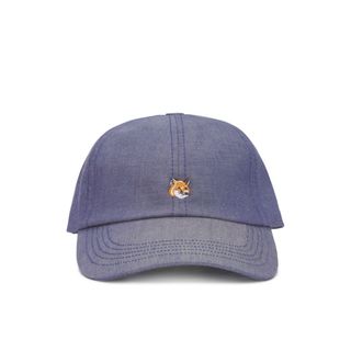 メゾンキツネ(MAISON KITSUNE')の【新品同様】メゾンキツネ MaisonKitsune ロンデニムキャップ(キャップ)