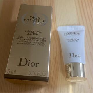 ディオール(Dior)のDior プレステージ ホワイト リンクル エマルジョン ルミエール 5ml(乳液/ミルク)