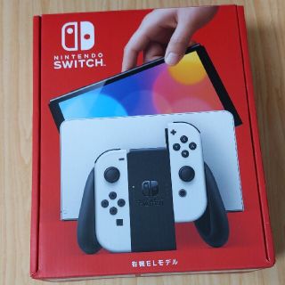 ニンテンドウ(任天堂)のNintendo Switch 有機ELモデル Joy-Con ホワイト(家庭用ゲーム機本体)