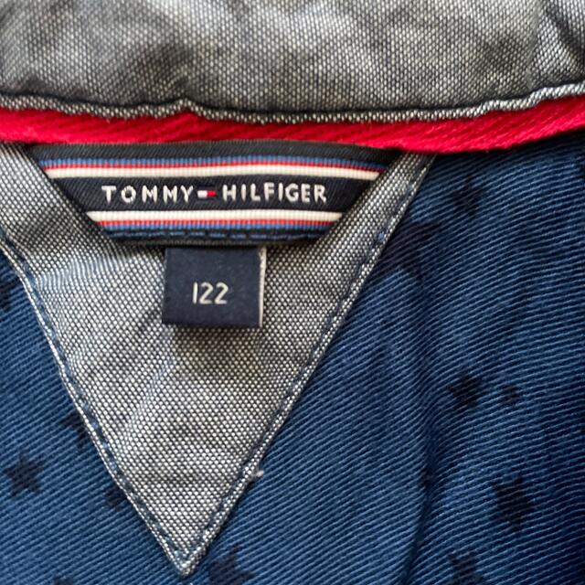 TOMMY HILFIGER(トミーヒルフィガー)のトミーフィルガー　星柄シャツワンピ キッズ/ベビー/マタニティのキッズ服女の子用(90cm~)(ワンピース)の商品写真