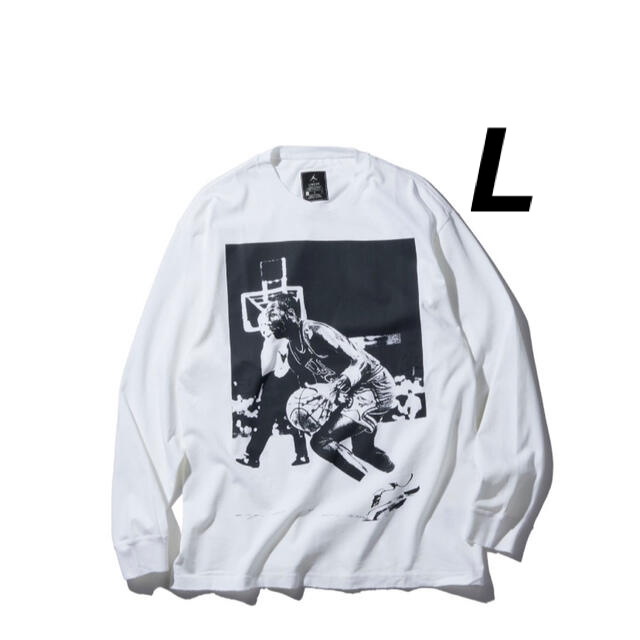 Lサイズ UNION × Jordan 2 LS Tee White