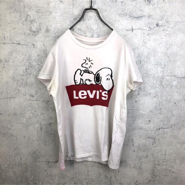 Levi's(リーバイス)の希少 90s リーバイス Tシャツ プリント スヌーピー レディースのトップス(Tシャツ(半袖/袖なし))の商品写真