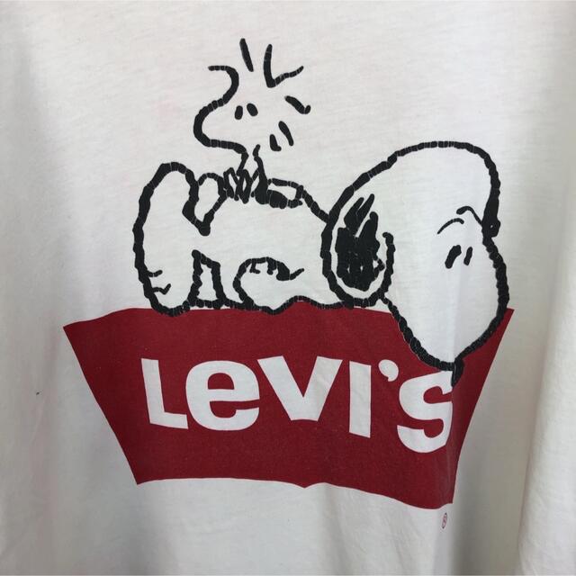 Levi's(リーバイス)の希少 90s リーバイス Tシャツ プリント スヌーピー レディースのトップス(Tシャツ(半袖/袖なし))の商品写真