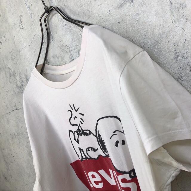 Levi's(リーバイス)の希少 90s リーバイス Tシャツ プリント スヌーピー レディースのトップス(Tシャツ(半袖/袖なし))の商品写真