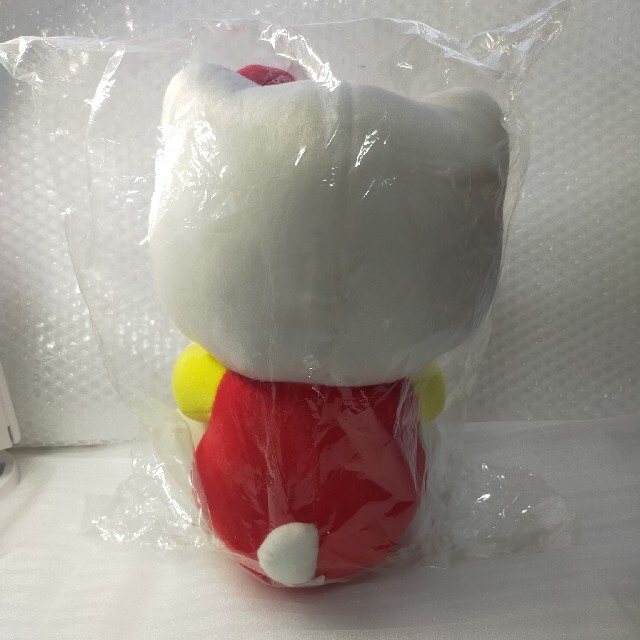 ハローキティ(ハローキティ)のサンリオ　キティ　リンゴ　ビッグ　ぬいぐるみマスコット エンタメ/ホビーのおもちゃ/ぬいぐるみ(ぬいぐるみ)の商品写真