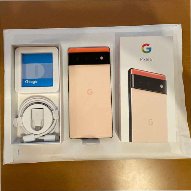 Google - Google pixel6 SIMフリー　新品　128GB ピンク　au購入