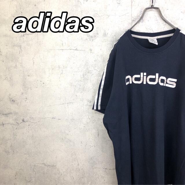 adidas(アディダス)の希少 90s アディダス Tシャツ プリントロゴ 美品 メンズのトップス(Tシャツ/カットソー(半袖/袖なし))の商品写真