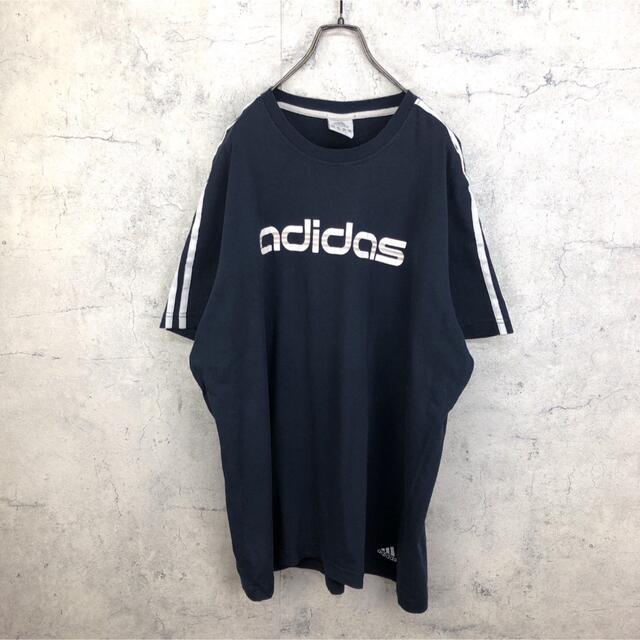 adidas(アディダス)の希少 90s アディダス Tシャツ プリントロゴ 美品 メンズのトップス(Tシャツ/カットソー(半袖/袖なし))の商品写真