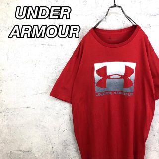 アンダーアーマー(UNDER ARMOUR)の少 90s アンダーアーマー  Tシャツ ビッグプリント 美品(Tシャツ/カットソー(半袖/袖なし))