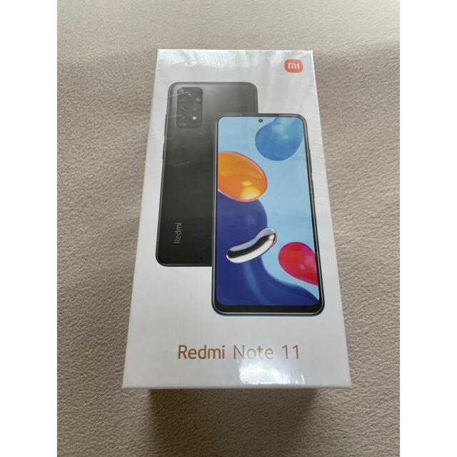 ANDROID(アンドロイド)の《新品未開封》Xiaomi　Redmi　Note11 SIMフリー　グレー　 スマホ/家電/カメラのスマートフォン/携帯電話(スマートフォン本体)の商品写真