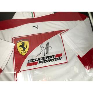 フェラーリ(Ferrari)のフェラーリ　セバスチャンベッテル  直筆サイン入りユニフォーム(ウエア)