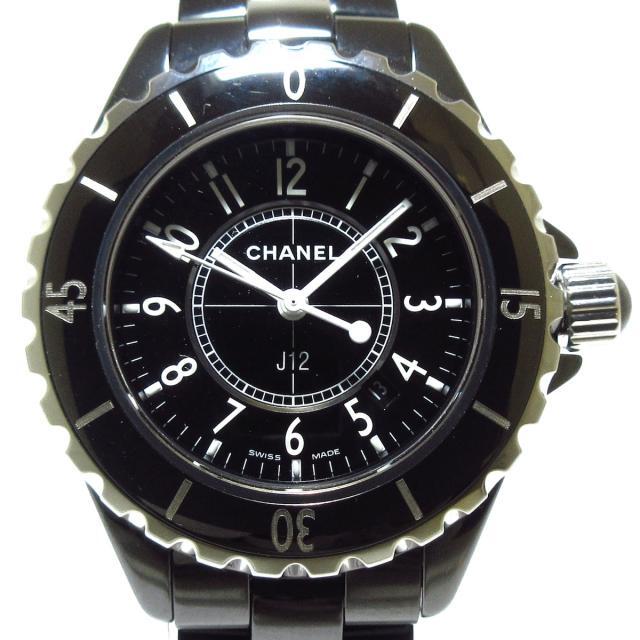 シャネル 腕時計 J12 H0682 レディース 黒