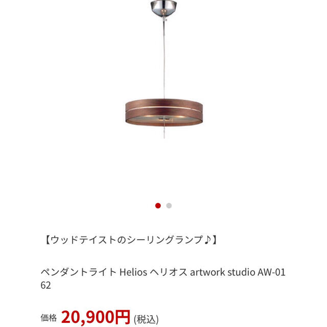 ペンダントライト 天井照明 ARTWORKSTUDIO LED付き!