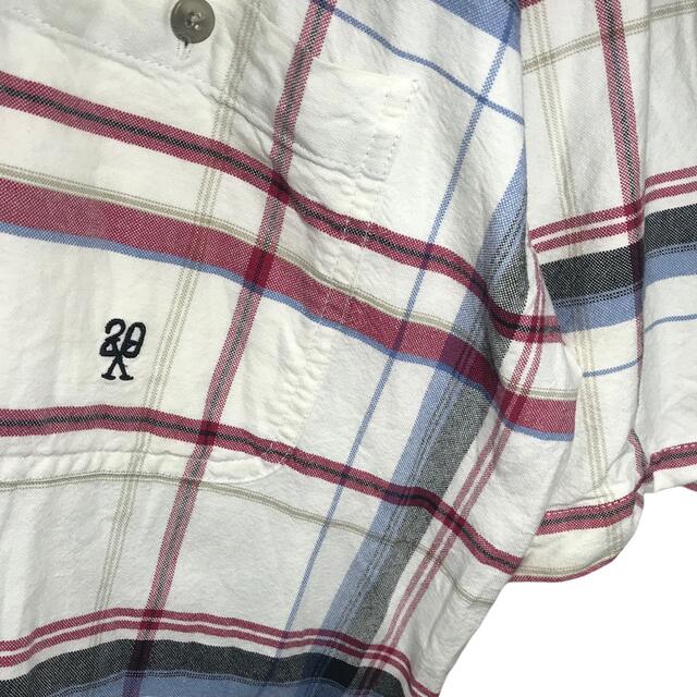 Wrangler(ラングラー)の【オールド】ラングラー Wrangler 半袖シャツ チェック 輸入古着 XL メンズのトップス(シャツ)の商品写真