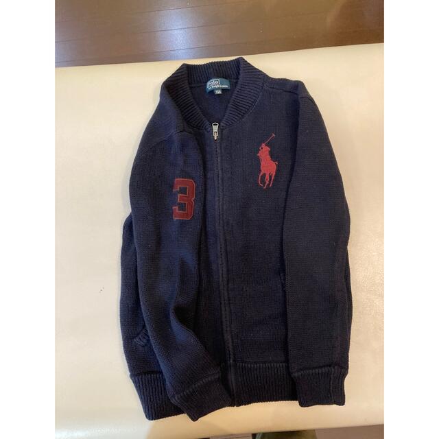 POLO RALPH LAUREN - ラルフローレンキッズジップアップ綿100%セーター