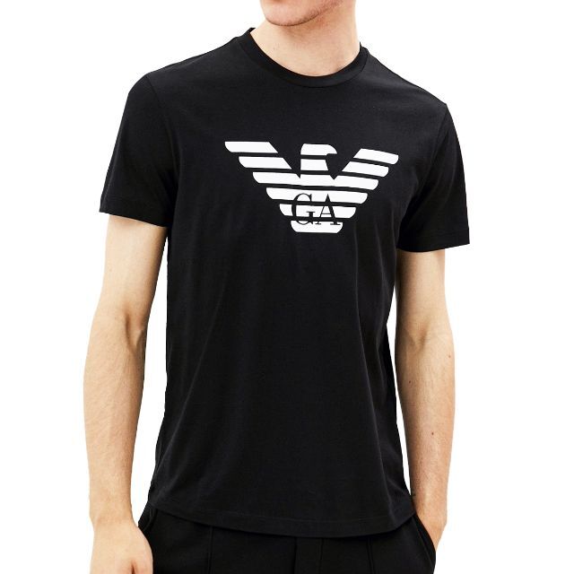 Emporio Armani(エンポリオアルマーニ)の51 EMPORIO ARMANI ブラック Tシャツ size L メンズのトップス(Tシャツ/カットソー(半袖/袖なし))の商品写真