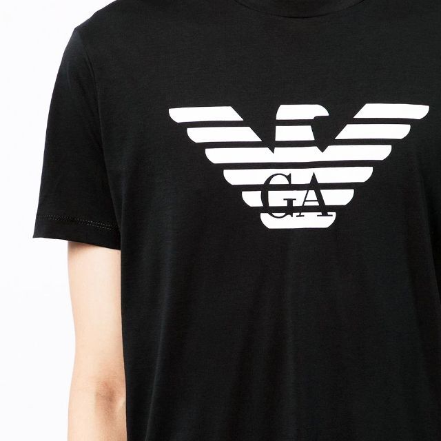 Emporio Armani(エンポリオアルマーニ)の51 EMPORIO ARMANI ブラック Tシャツ size L メンズのトップス(Tシャツ/カットソー(半袖/袖なし))の商品写真