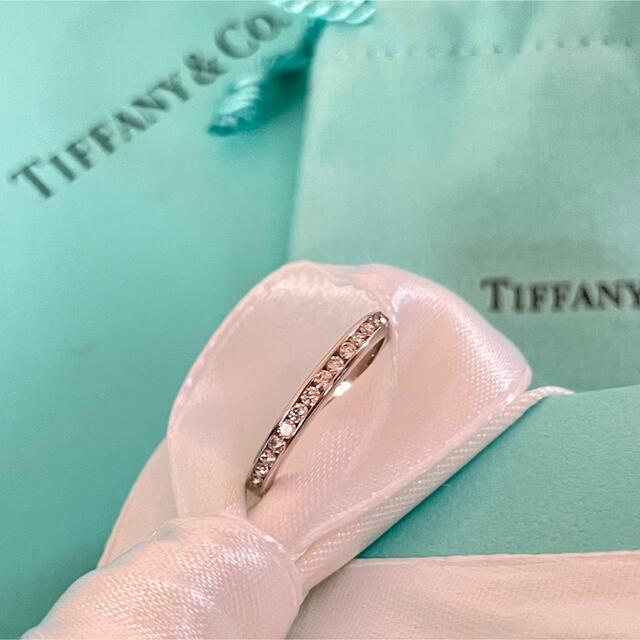Tiffany & Co. - こゆたん様⭐︎新品同様ティファニーのダイヤモンドハーフエタニティリング