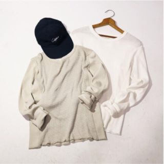 トゥデイフル(TODAYFUL)の𓇼TODAYFUL𓇼Waffle Combi Tee𓇼新品(Tシャツ(長袖/七分))