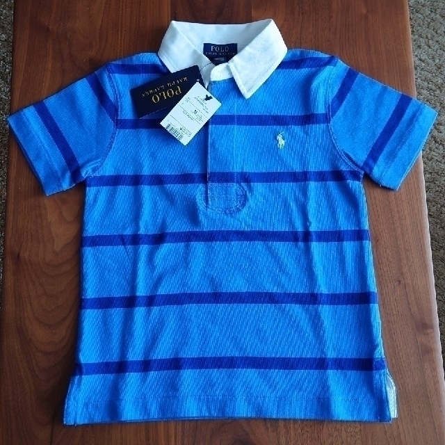 POLO RALPH LAUREN(ポロラルフローレン)のポロラルフローレン ラガーシャツ/半袖【110】男の子 キッズ/ベビー/マタニティのキッズ服男の子用(90cm~)(Tシャツ/カットソー)の商品写真