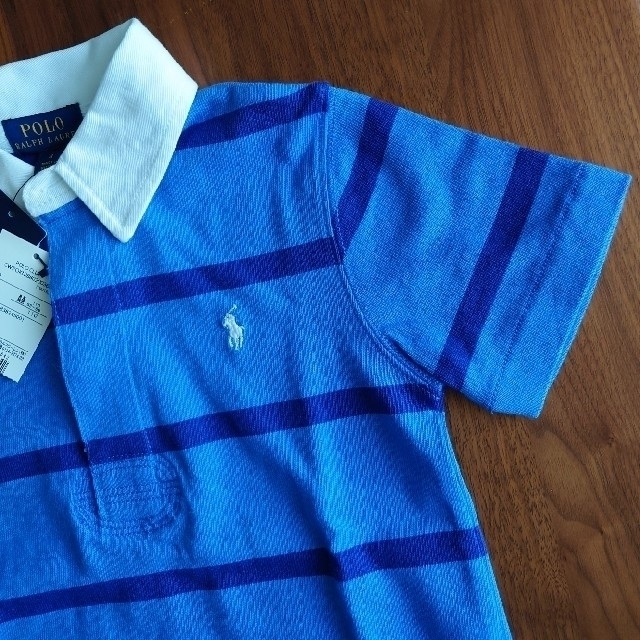 POLO RALPH LAUREN(ポロラルフローレン)のポロラルフローレン ラガーシャツ/半袖【110】男の子 キッズ/ベビー/マタニティのキッズ服男の子用(90cm~)(Tシャツ/カットソー)の商品写真