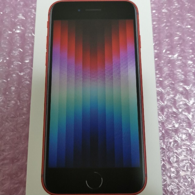 人気の贈り物が大集合 iPhone SE3 第3世代 64gb レッド SIMフリー 【未