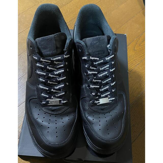 Supreme × Nike Air Force1 Low Black 28cm