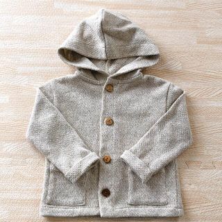 ザラ(ZARA)のZARA パーカー ニット カーディガン 80 サマーニット(ジャケット/コート)