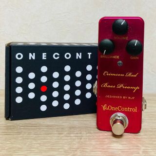 ボス(BOSS)のONE CONTROL Crimson Red ベースプリアンプ　エフェクター(ベースエフェクター)