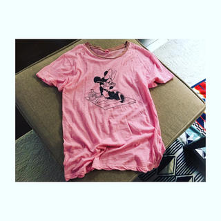 ロンハーマン(Ron Herman)の値下げ！ヴィンテージTシャツ ミニーちゃん ピンク(Tシャツ(半袖/袖なし))