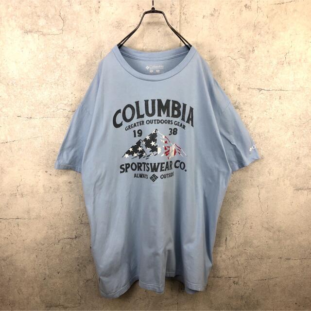 Columbia(コロンビア)の希少 90s コロンビア  Tシャツ ビッグプリント ビッグシルエット メンズのトップス(Tシャツ/カットソー(半袖/袖なし))の商品写真