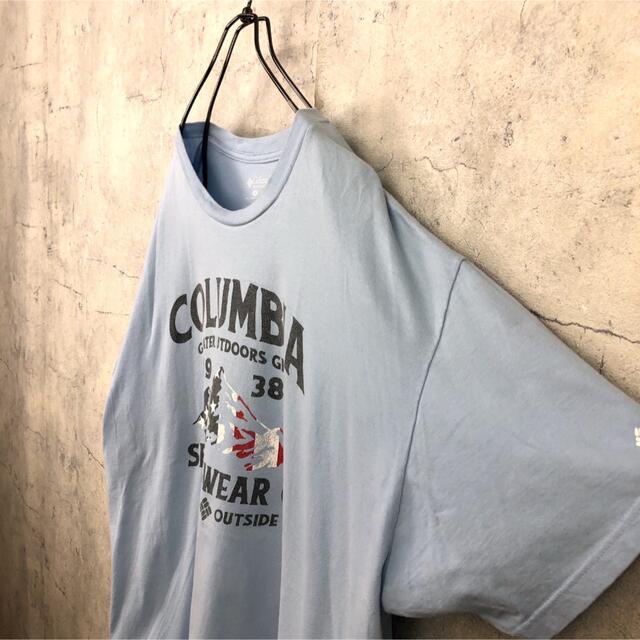 Columbia(コロンビア)の希少 90s コロンビア  Tシャツ ビッグプリント ビッグシルエット メンズのトップス(Tシャツ/カットソー(半袖/袖なし))の商品写真