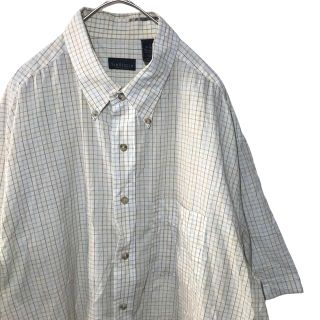 アートヴィンテージ(ART VINTAGE)の【希少】バンヒューゼン VANHEUSEN 半袖シャツ L 輸入古着 BD (シャツ)