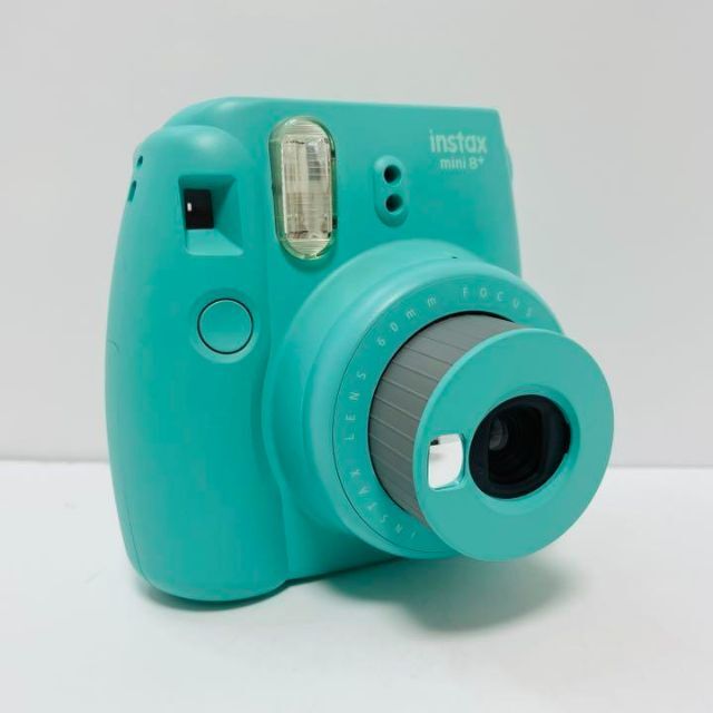 美品 FUJIFILM チェキ instax mini 8+ ミント レンズ付 スマホ/家電/カメラのカメラ(フィルムカメラ)の商品写真