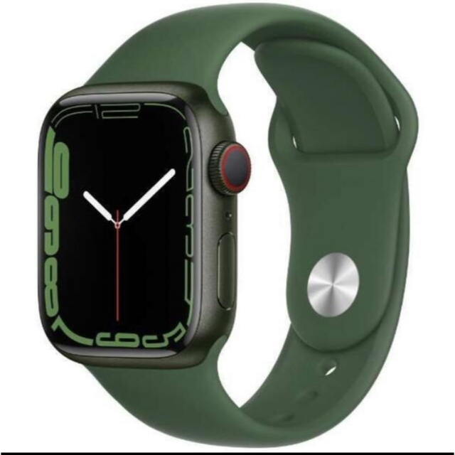 Apple Watch  7 Cellularモデル- 45mmグリーンスマホアクセサリー