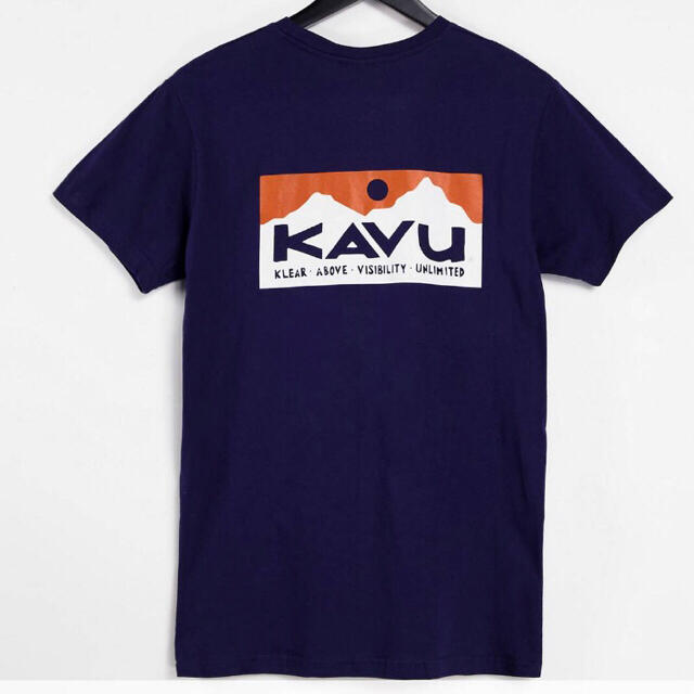 KAVU(カブー)のKAVU カブー　ロゴ　Tシャツ　ネイビー メンズのトップス(Tシャツ/カットソー(半袖/袖なし))の商品写真