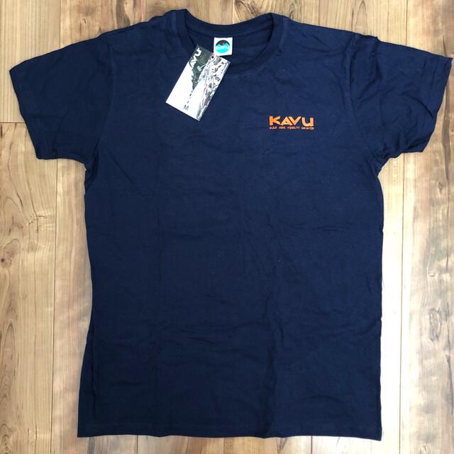 KAVU(カブー)のKAVU カブー　ロゴ　Tシャツ　ネイビー メンズのトップス(Tシャツ/カットソー(半袖/袖なし))の商品写真